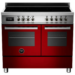 Bertazzoni Professional Series 100cm Electric Induction Range Cooker Red